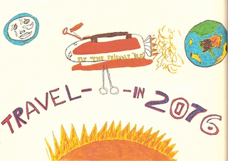 Illustration for article titled 1970s Children Draw Robot Presidents and Nuclear Apocalypse